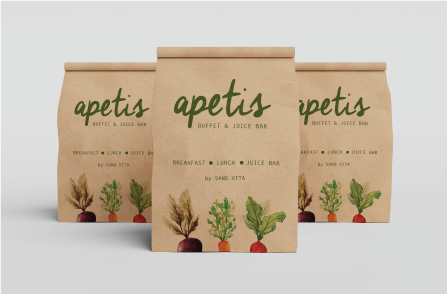 identitate brand Apetis Bucuresti