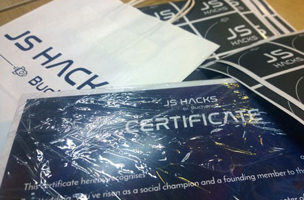 identitate brand JSHacks Bucuresti