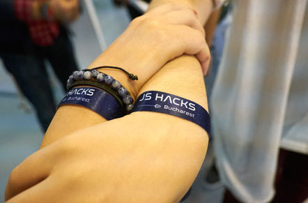 identitate brand JSHacks Bucuresti