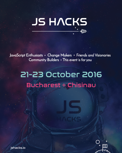 identitate brand JSHacks Bucuresti
