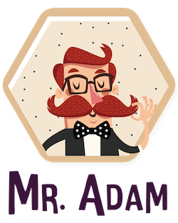 identitate brand logo Mr.Adam Bucuresti