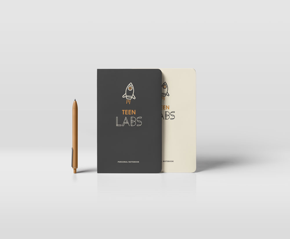 identitate brand Teen Labs Bucuresti